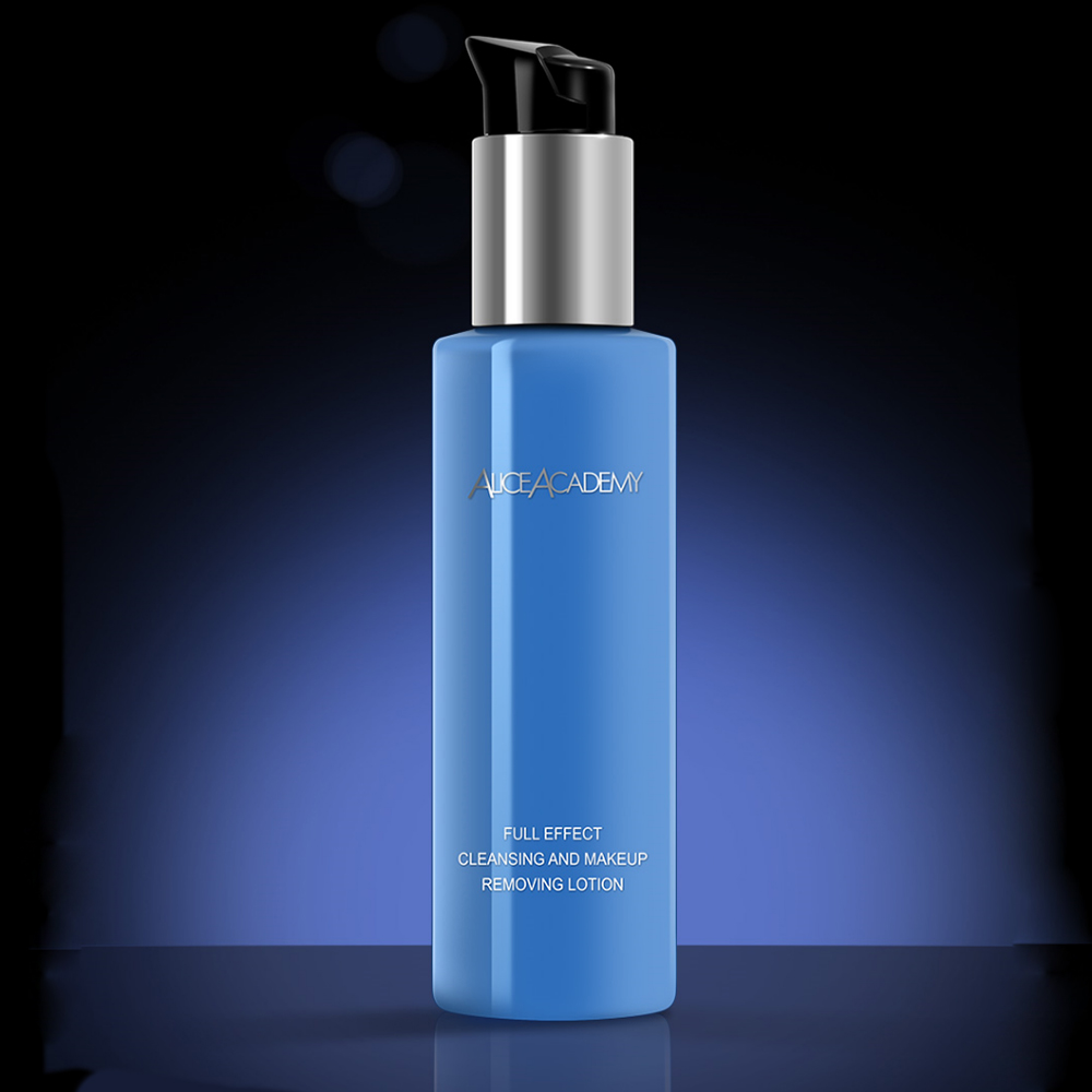 Full effect cleansing and makeup removing lotion